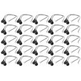 thumbnail image 1 of 50 conectores LED de 2 pines con cable de 25 cm para guirnaldas de luces solares., 1 of 5
