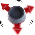 thumbnail image 4 of Spin the Shot Shot Glass, Spinning and Drinking Game para Bar Party, Holidays, Gatherings (Juego de 2-Rojo) JAMW Sencillez, 4 of 5