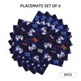thumbnail image 3 of Placemats Set of 4 / 6, Game Pads Placemats for Dining Table Indoor/Outdoors Heat Resistant Washable Placemats 18" x 12", 3 of 8