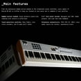 thumbnail image 3 of Arturia KeyLab 88 mk3 88-Key Weighted Hammer-Action Keyboard Controller (White) Bundle with Cinnamon Wooden Legs with Solid Ash Design (2 Items), 3 of 7
