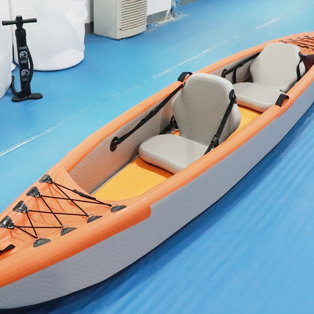 WINDLAND Inflatable Kayaks Seat with Back Support Adjustable Strap Canoes Backrest Seat Universals Paddle Board Seat Enduring