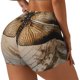 thumbnail image 1 of Fotbe Vintage Dragonfly Artwork Shorts Sin Costuras – Shorts Deportivos de Cintura Alta para Mujer, Elásticos para Gimnasio, Yoga, Running o Ciclismo-XX-Large, 1 of 8