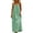 A Green, variant on Horkkom Backless Dresses for Women Summer Beach Maxi Dresses Flowy Holiday Sleeveless Dress L