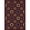 Burgundy, variant on Joy Carpets Games People Play Stacked Deck 7'8" x 10'9" Area Rug in Color Black