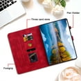thumbnail image 2 of XYX for Samsung Galaxy Tab A7 10.4 Inch 2020 Release SM-T500 SM-T505 Case, PU Leather Slim Folio with Multi-Angle Stand - Red Lily Flower, 2 of 7