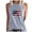 DT-Gray, variant on Women's Distressed American Flag Tank Top - Polyester Patriotic & Edgy Wear, Cool for Celebrations
