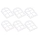 thumbnail image 5 of Ventanas De Madera Para Casa De Muñecas, Arqueadas Blancas, Decorativas, Realistas, Escala 1:12, Estructura Estable, 6 Piezas De Artesanía Fina, Ventana En Miniatura Para, 5 of 7