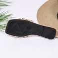 thumbnail image 6 of CHUMUD Slippers for Women Outdoor Woven Multi-Strap Square Toe Flat Slide Sandals, Casual Open Toe Slip-On Slippers, Lightweight Summer Beach Sandals, 6 of 9