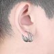 thumbnail image 2 of Pendientes de aro de Acero inoxidable Yashi Estilo 2, 2 of 5