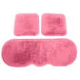 thumbnail image 2 of 3-Piece Imitation Rabbit Hair Car Seat Cushion, Thick Warm Velvet Cover, Anti-Slip PVC Dots & Straps, Multi-Use for Home/Office/Cars, Protects Seats from Wear & Tear, 2 of 3