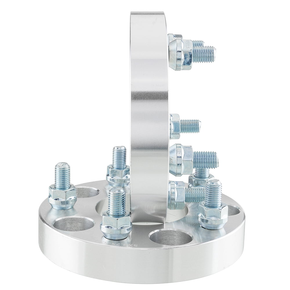 2PCS Professional Hub Centric Wheel Adapters for Chevrolet El Camino/Camaro/S10/Corvette, Silver