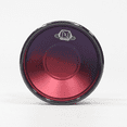 thumbnail image 1 of yoyofriends Nucleon Yo-Yo - 7068 Aluminum with Stainless Steel Bi-Metal YoYo (Purple/Red Fade with Black Rings), 1 of 3