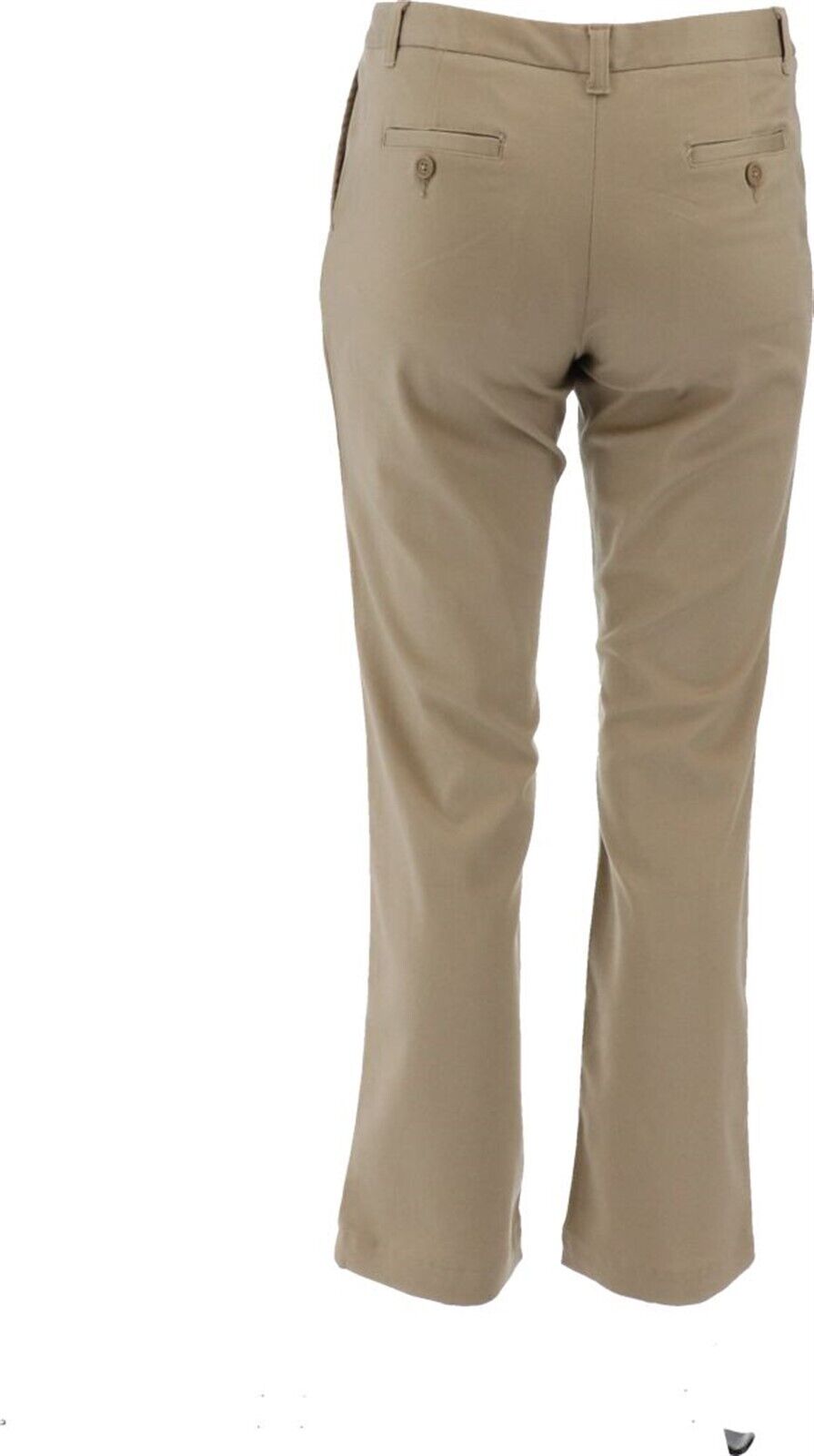 Lands' End Girl's Perfect Fit Stain Resistant Chino Pants Khaki 12 NEW  403673 - Walmart.com
