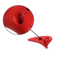 thumbnail image 3 of Ocarina de 12 agujeros en tono Do, material ABS ligero y duradero, diseño colorido con superficie suave, incluye correa y dos bolsas protectoras, ideal para principiantes., 3 of 6