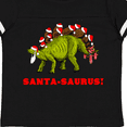 thumbnail image 4 of Inktastic Santa-saurus Christmas Dinosaur Boys or Girls Toddler T-Shirt, 4 of 5