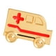 Broche Colorée Cadeau d'Anniversaire de Graduation Badge Ambulance Épingle - Jaune – image 4 sur 8