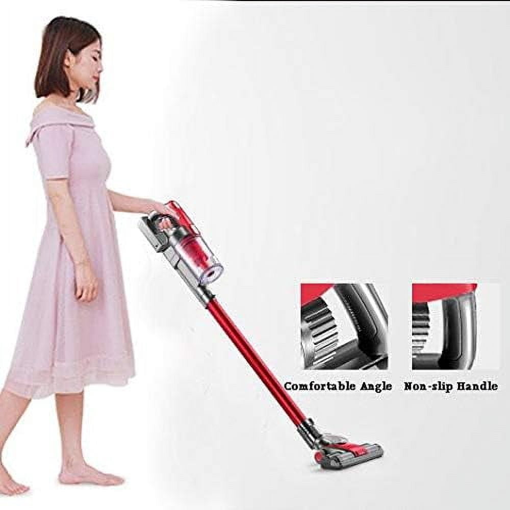 Cordless Vacuum Cleaner with 8.5KPa Powerful Suction, Charging Base, Large Bin Capacity, Up to 40 Mins Working Time, Cordless Stick Vacuum Cleaner, Convert from Upright t