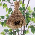 thumbnail image 5 of Nido de Pájaro de hoja de bambú tejido a mano, casa colgante para loros, para decoración del hogar y el jardín, 5 of 5