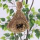 thumbnail image 5 of Nido de Pájaro de hoja de bambú tejido a mano, casa colgante para loros, para decoración del hogar y el jardín, 5 of 8