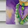 thumbnail image 2 of Fox Terrier King of Mardi Gras House Flag 28 in x 40 in, 2 of 7