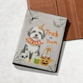 thumbnail image 5 of Trick or Treat Old English Sheepdog Funny Mummy Cosplay Pumpkin Candy Basket Travel Passport Wallet Dog Lover PU Leather Passport Holder Cover - 12016, 5 of 5