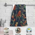 thumbnail image 4 of Coolnut Vintage Embroidery Birds Hand Towels 2 PCS, Spring Floral Branch Kitchen Towel Ultra Soft and Highly Absorbent,Decorative Fingertip Face Towel for Bathroom Hotel, 28.3"x14.4", 4 of 5