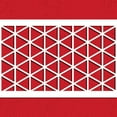 thumbnail image 4 of Triangle Quilt Pattern Cake Stencil by Designer Stencils, 4 of 4