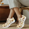 thumbnail image 5 of CHAQLIN Loafers for Women Wide Clipper Sneaker Causal Comfy Walking Shoes Breathable Padded Insole Low Slip on Sneakers, 5 of 7