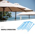 thumbnail image 3 of Raindrops 10pcs Portable Key Hangers Blue Silicone Hooks for General Users Convenience, 3 of 6