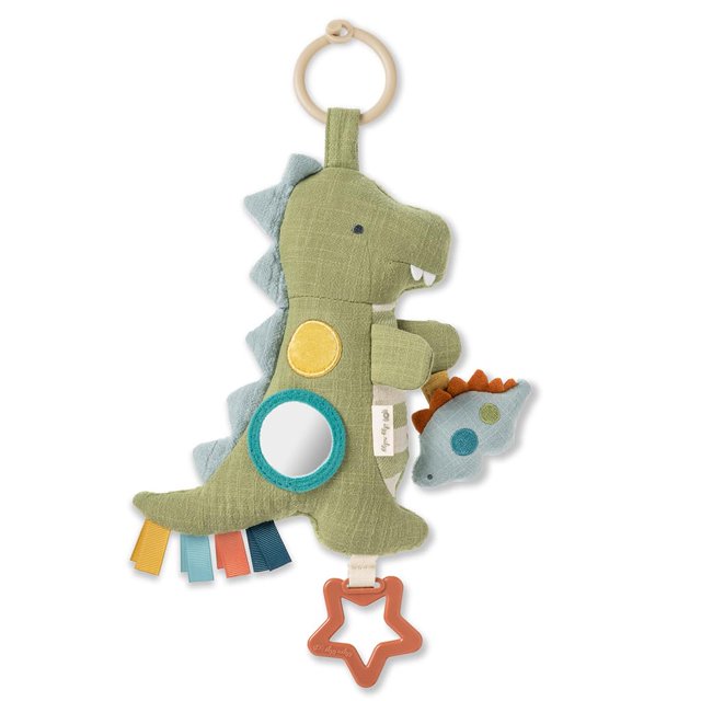 Asiento de coche y cochecito de juguete Itzy Ritzy Bitzy Traveler Dinosaur