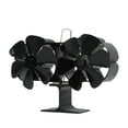 thumbnail image 2 of Ventilador de estufa accionado por calor,6 aspas Ventilador de chimenea accionado por calor Ventilador de estufa Valor excepcional Jadeshay A, 2 of 8