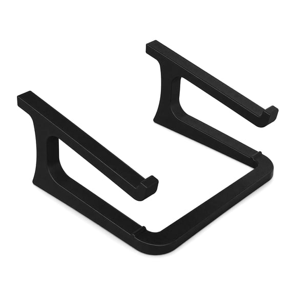 Laptop Riser – 9.06"×9.06"×4.61" Fixed-Angle Plastic Stand for 11-14" Laptops, Desktop Elevator with Improved Airflow, Home & Office Use