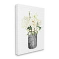 thumbnail image 3 of Stupell Industries White Flower Blossoms Laundry Jar Fancy Script Graphic Art Gallery Wrapped Canvas Print Wall Art, Design by Lettered and Lined, 3 of 7