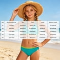 thumbnail image 4 of Ymyiu Bathing Suit for Girls Girls Tankini Swimsuit 2-Piece Ruffle Bathing Suits Kids Beach Swimwear Sets Size 9-10 Years (Mint Green,9-10 Years), 4 of 5