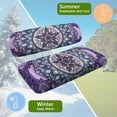 thumbnail image 6 of Binienty Universal Golf Cart Seat Covers Boho Mandala Golfcart Accessories for Women Golf Cart Seat Cover Sets Washable Fabric, Easy to Install, 6 of 8