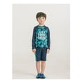 thumbnail image 4 of JAJAHO Boys Swimwear Long Sleeve Rash Guard Swim Shirt With Trunks Two Piece Swimsuits For Kids 2-10 Years Water Sports Surfing Cozy Swimwear, 4 of 4