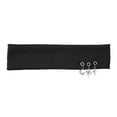 thumbnail image 2 of Black Wide Headbands for Women Non Slip blended fabric Elastic Large African Turban Headwrap Ideal for Yoga,Workouts,Running - Non-Slip Design for Women M, 2 of 8
