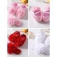 thumbnail image 5 of Baby Girl Toddler Shoes Flowers Soft Sole Walking Princess Shoes and Shoes Headband Set, 5 of 5