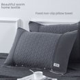 thumbnail image 4 of Toalla de almohada de estilo europeo, antideslizante, que no se desprende, de algodón puro, de una sola pieza, de gasa de alta calidad, de algodón puro, para el hogar, funda fija, almohada, pañuelo, 4 of 5