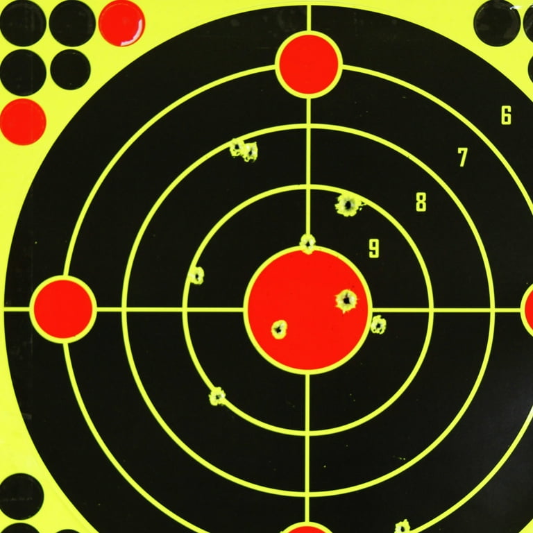 8 Shooting Target Rifle Gun Adhesive Stick Splatter Reactive Practice  Range