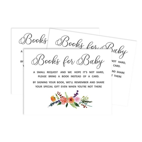 Inkdotpot 30 Books For Baby Shower Request Cards Bring A Book Instead Of A Card Deer Jungle Animals Gender Neutral Baby Shower Invitations Inserts Games