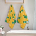 thumbnail image 4 of Coolnut Dinosaur Soft Hand Towels, 2 PcsAbsorbent Bath Towel Decorative Fingertip Towels for Bathroom Gym Spa Hotel Beach Swimming Pool,14.4"x 28.3", 4 of 6