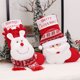 thumbnail image 5 of Bearachild Colgador de medias tejidas para Navidad, calcetines, aperitivos, dibujos animados, Papá Noel, muñeco de nieve, colgante, bolsa de regalo, Kits de decoración para fiestas Alce Bearachild HA069959-03, 5 of 6