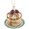 thumbnail image 4 of Northlight 3.75" Pancakes and Syrup Glass Christmas Ornament, 4 of 5
