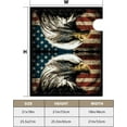 thumbnail image 5 of Vintage American Eagle Mailbox Cover Red Blue White National Flag Magnetic Mailbox Covers Standard Size 18x21 Inch Retro Mail Wraps Letter Post Box Cover Garden Courtyard Home Decoration, 5 of 6