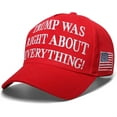 thumbnail image 2 of Tru_mp was Right About Everything Hat Tru_mp MAGA Hats Donald Tru_mp 2024 45-47 with USA Flag Baseball Cap, 2 of 6