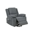 thumbnail image 4 of Solace Electric Power Recliner Chair with Massage and Heatin - Dark Grey, 4 of 16