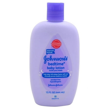 Johnson's Bedtime Lotion, Nighttime Moisturizer, 15 Fl. Oz.