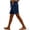Navy, variant on LAJPXKHY Summer Cotton Linen Shorts for Women Knee Length Drawstring Elastic Waist Wide Leg Casual Lightweight Bermuda Shorts with Pockets