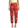 thumbnail image 3 of Grinch Women's and Women's Plus Velour Pajama Joggers, 3 of 6